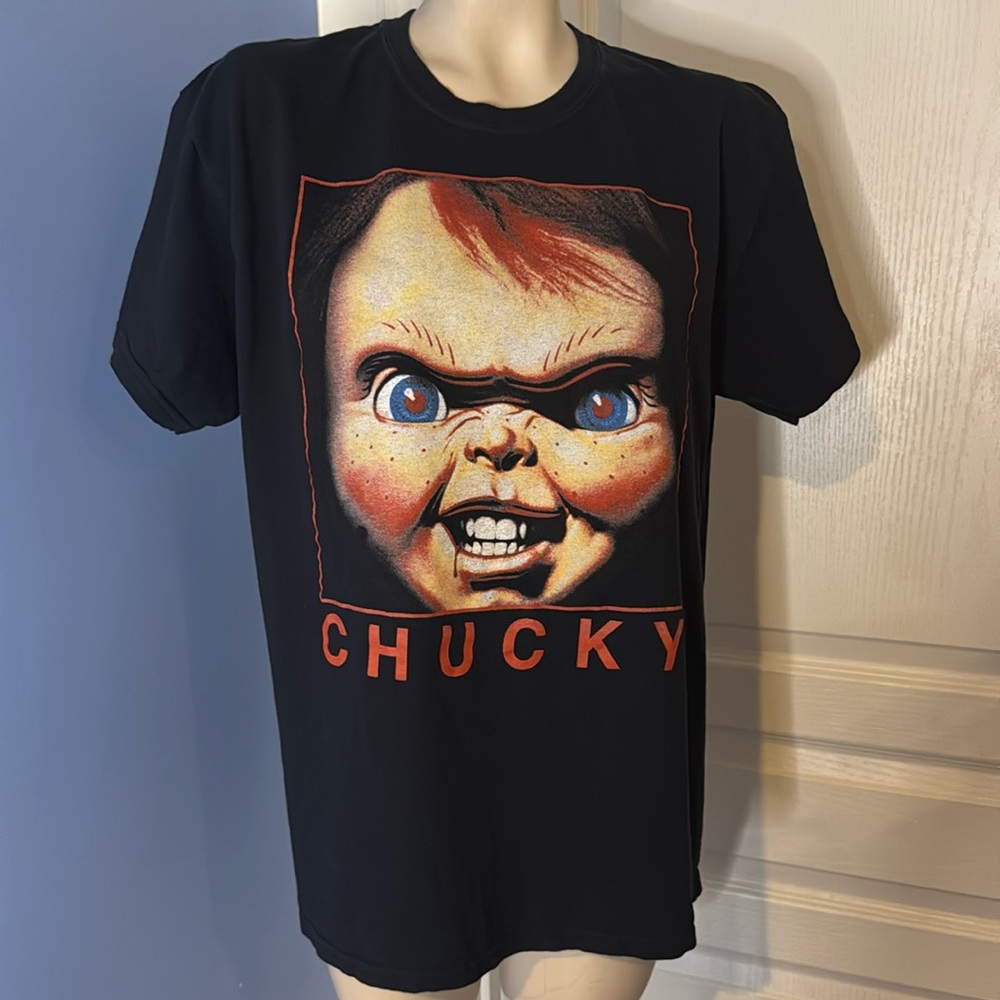Chucky Black adult T-Shirt size L